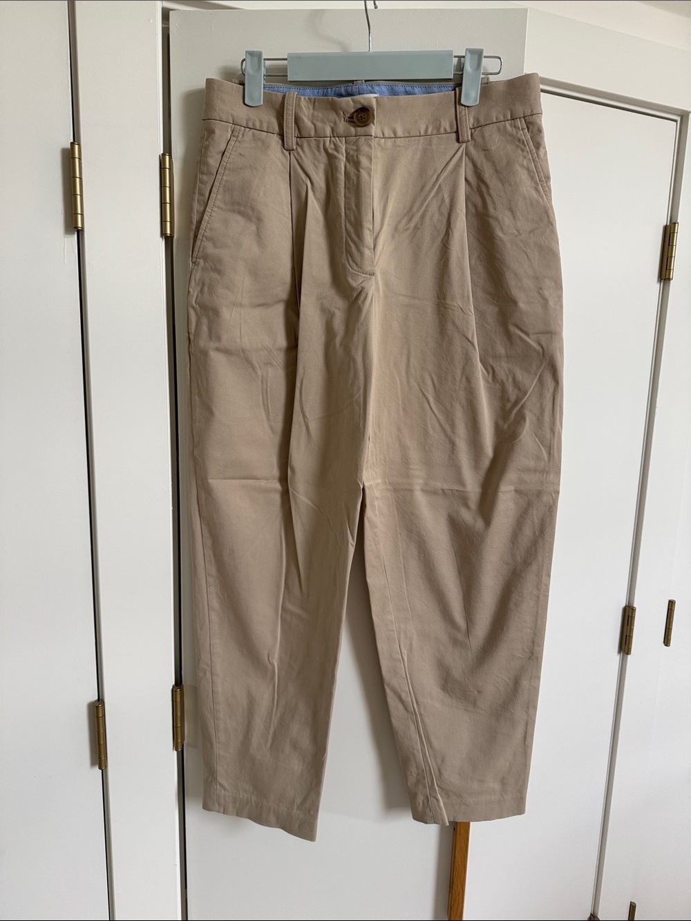 Aritzia Tan Cotton Chino Pants